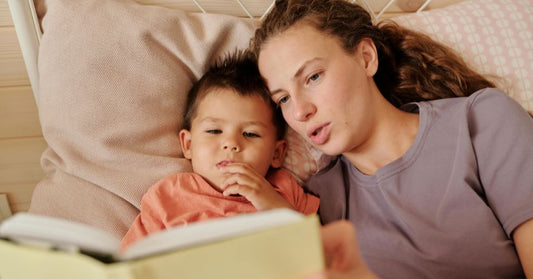 toddler hugging parent during bedtime routine, separation anxiety